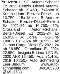Vorschaubild der Anzeige, (Id: 1981456)