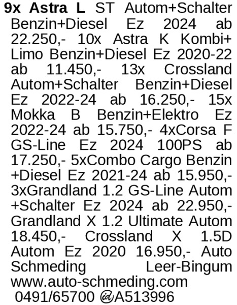 Vorschaubild der Anzeige, (Id: 1998832)