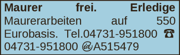 Vorschaubild der Anzeige, (Id: 2012686)