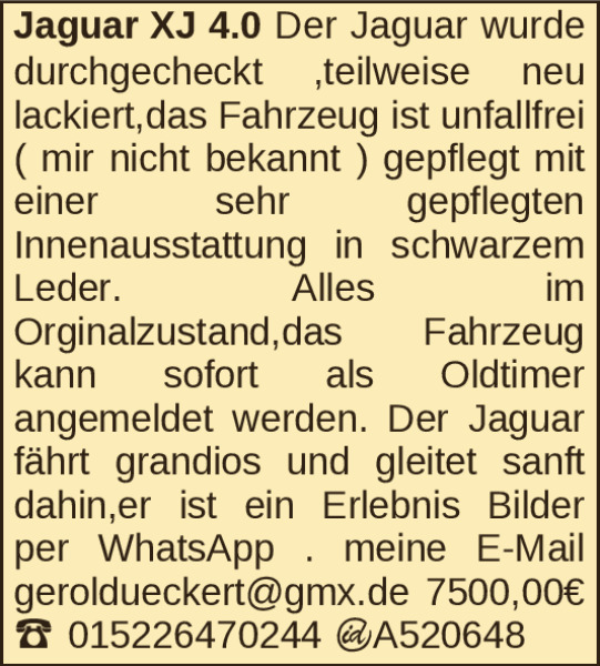 Vorschaubild der Anzeige, (Id: 2061849)