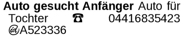 Vorschaubild der Anzeige, (Id: 2083386)