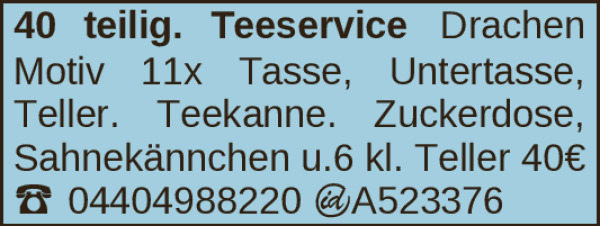 Vorschaubild der Anzeige, (Id: 2083867)