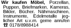 Vorschaubild der Anzeige, (Id: 1967749)
