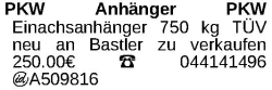 Vorschaubild der Anzeige, (Id: 1967198)