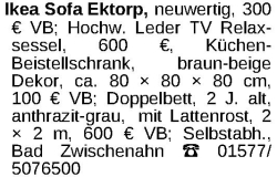 Vorschaubild der Anzeige, (Id: 1984955)