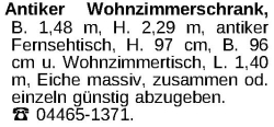 Vorschaubild der Anzeige, (Id: 2034000)
