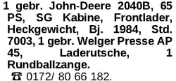 Vorschaubild der Anzeige, (Id: 2037455)