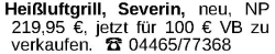 Vorschaubild der Anzeige, (Id: 2047453)