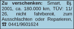 Vorschaubild der Anzeige, (Id: 2047369)
