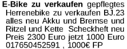 Vorschaubild der Anzeige, (Id: 2055137)