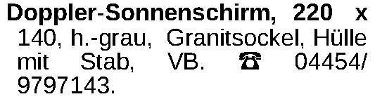 Vorschaubild der Anzeige, (Id: 2058223)