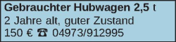 Vorschaubild der Anzeige, (Id: 2058570)