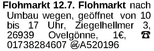 Vorschaubild der Anzeige, (Id: 2058430)