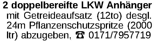 Vorschaubild der Anzeige, (Id: 2062754)