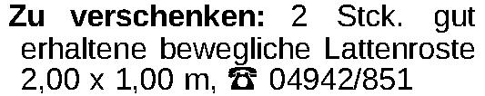 Vorschaubild der Anzeige, (Id: 2062766)