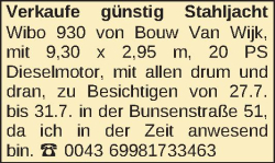 Vorschaubild der Anzeige, (Id: 2062772)