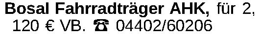 Vorschaubild der Anzeige, (Id: 2064505)
