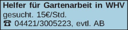 Vorschaubild der Anzeige, (Id: 2067887)