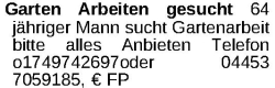 Vorschaubild der Anzeige, (Id: 2070230)