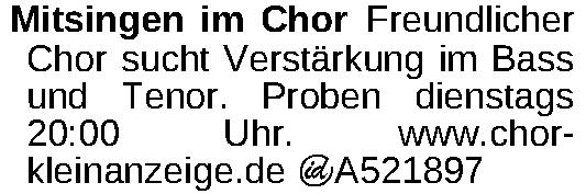 Vorschaubild der Anzeige, (Id: 2071631)