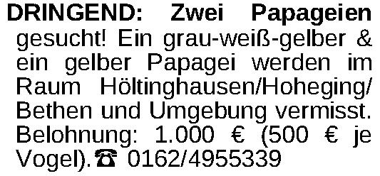 Vorschaubild der Anzeige, (Id: 2080714)