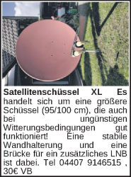 Vorschaubild der Anzeige, (Id: 2081120)