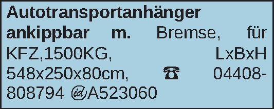 Vorschaubild der Anzeige, (Id: 2081114)