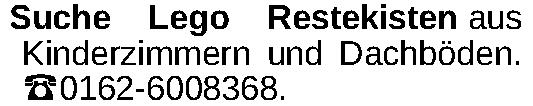 Vorschaubild der Anzeige, (Id: 2084912)