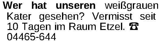 Vorschaubild der Anzeige, (Id: 2086665)