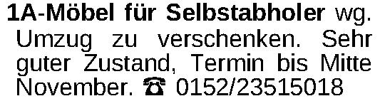 Vorschaubild der Anzeige, (Id: 2088692)